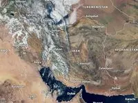 آخرین تصویر از پوشش ابر در آسمان ایران