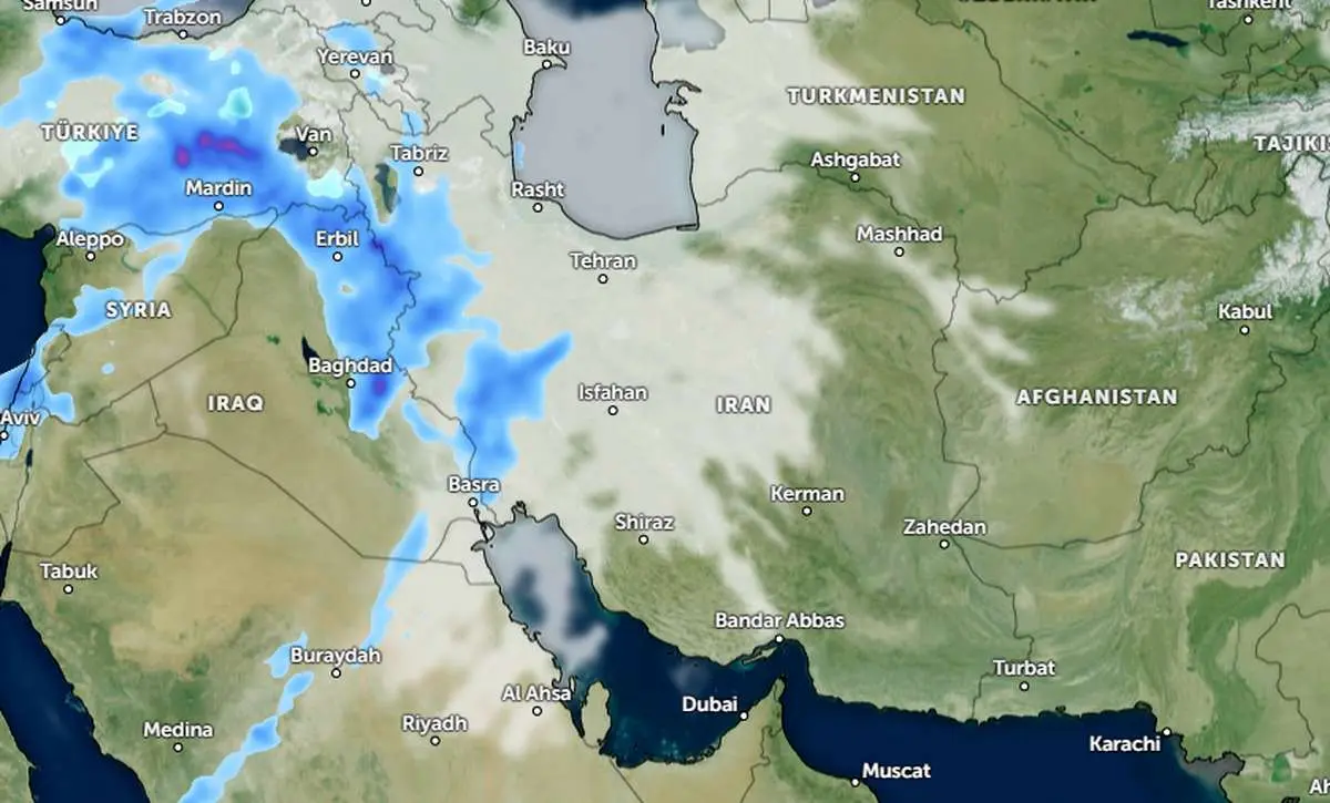 سورپرایز جذاب در آسمان ایران / این عکس از پوشش ابر را ببینید