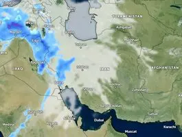 سورپرایز جذاب در آسمان ایران / این عکس از پوشش ابر را ببینید