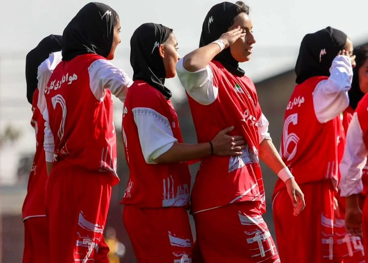 شکست بانوان پرسپولیس در برابر ملوان / سقوط قرمزها به رتبه هفتم